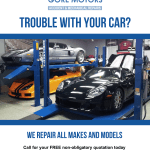 Car repair poster